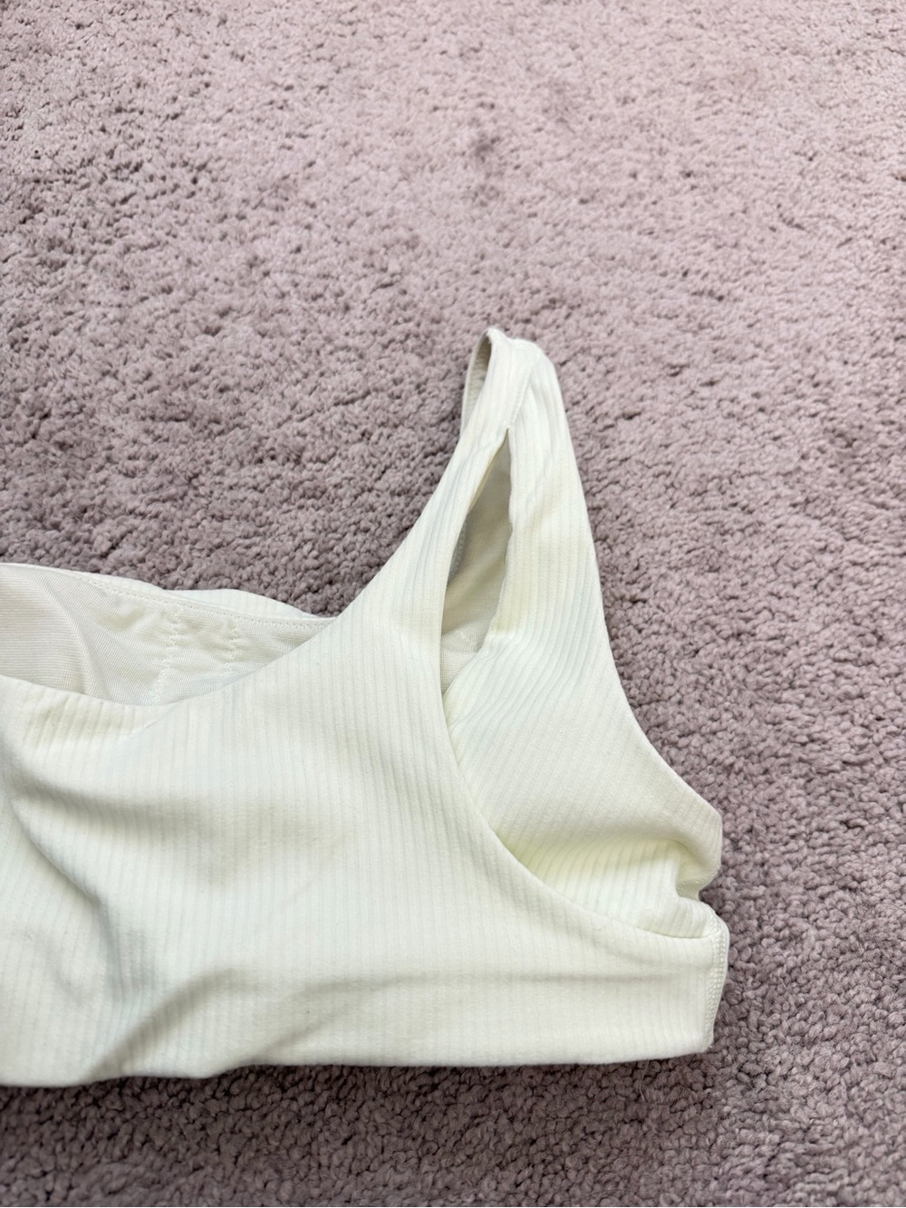 lululemon Ribbed Nulu Asymmetrical Yoga Bra - Picture 3 of 6